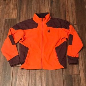 🕷 LN Spyder brand boy’s zip-up jacket